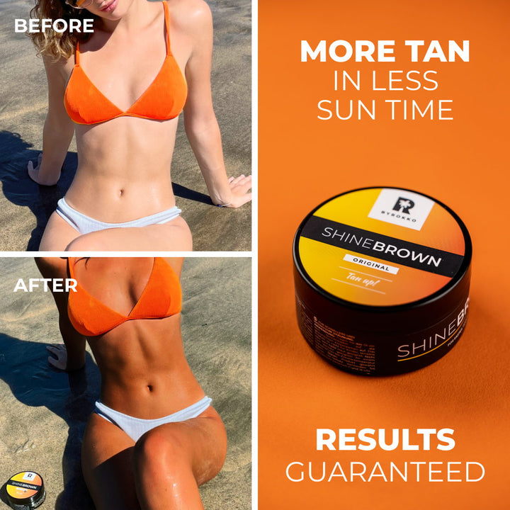 SHINE BROWN PREMIUM TAN-BOOSTING CREAM 210 ml