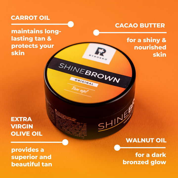 SHINE BROWN PREMIUM TAN-BOOSTING CREAM 210 ml