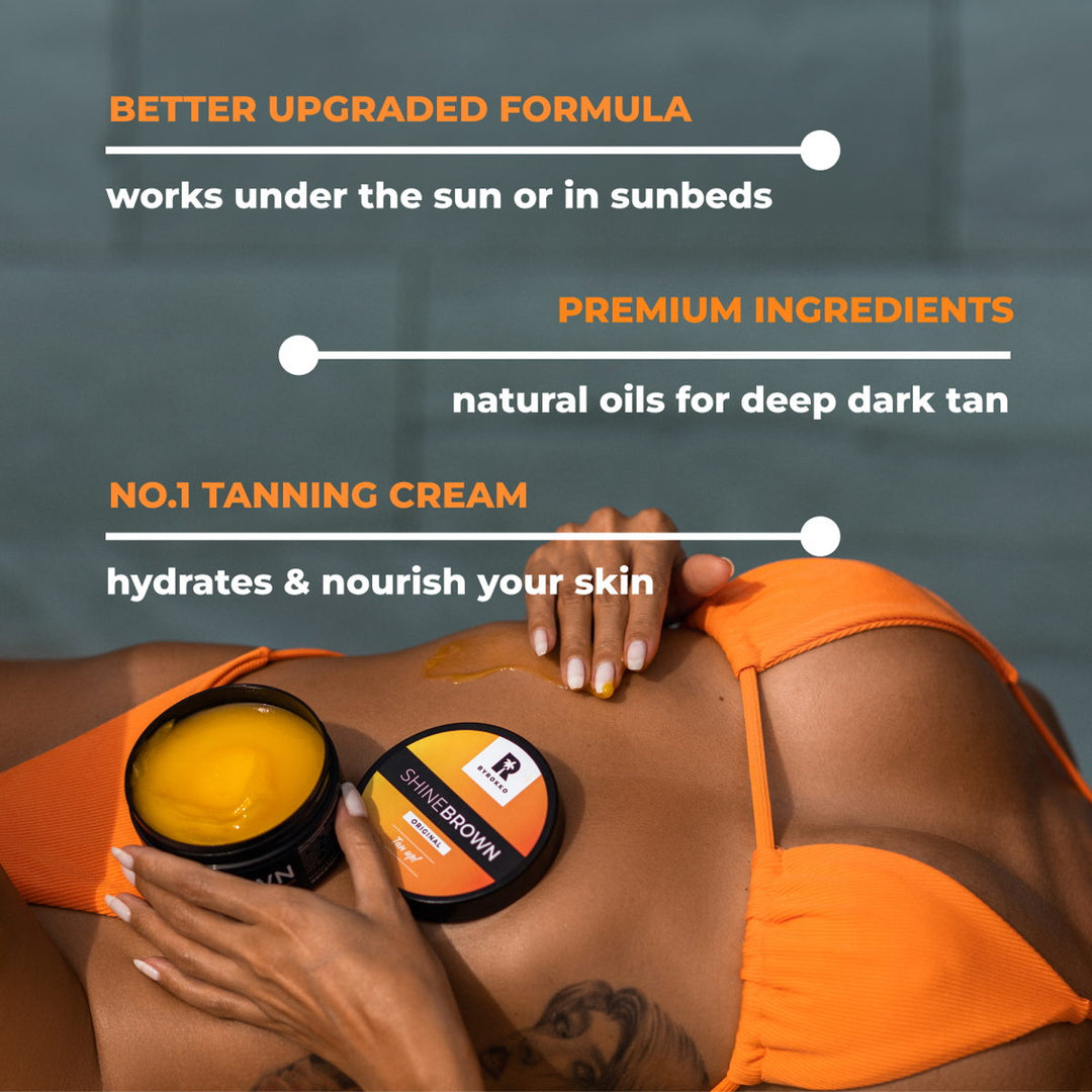 SHINE BROWN PREMIUM TAN-BOOSTING CREAM 210 ml
